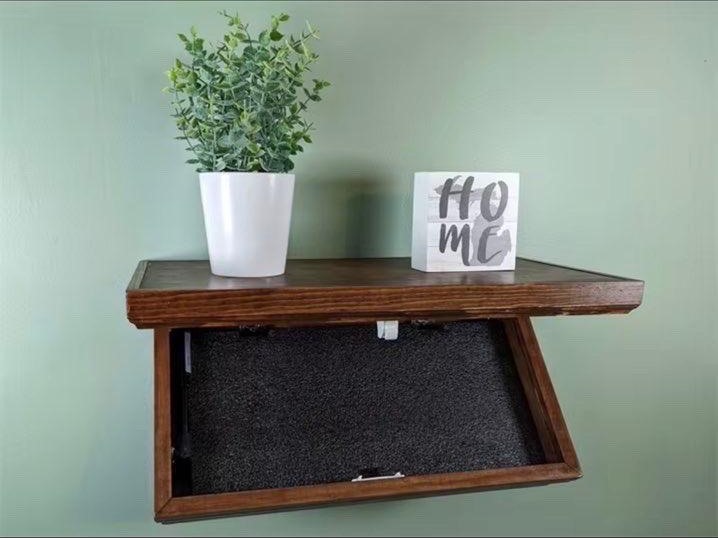 Wandplank open klep